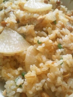 大根とツナと納豆の炒飯-レシピのメイン写真