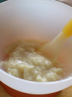 離乳食 豆乳きな粉パン粥-レシピのメイン写真