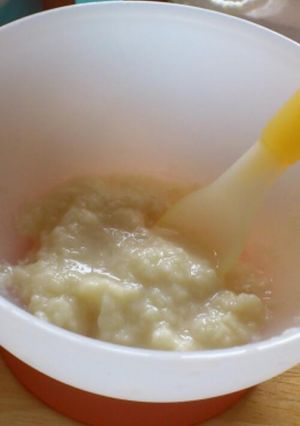離乳食 豆乳きな粉パン粥-レシピのメイン写真