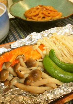 *フライパンで*鮭のホイル焼き*-レシピのメイン写真