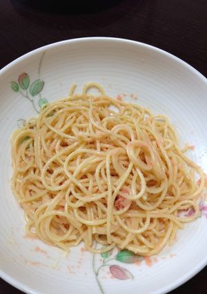 簡単すぎるタラコスパ-レシピのメイン写真