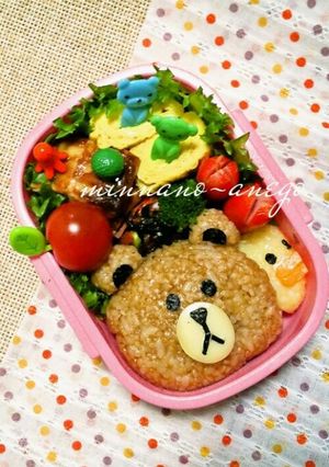 キャラ弁☆簡単♪LINEのブラウン-レシピのメイン写真