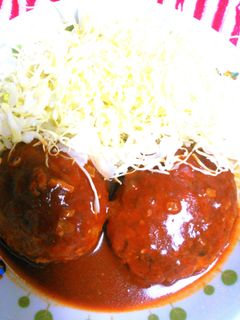 ふっくらジューシー☆煮込みハンバーグ-レシピのメイン写真