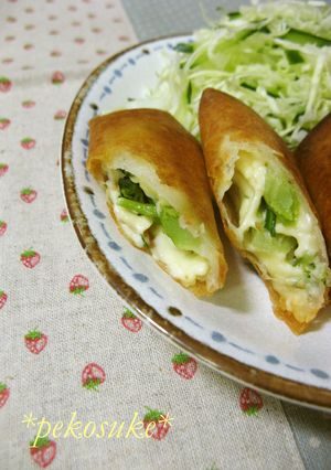 ブロッコリーとチーズの春巻き-レシピのメイン写真