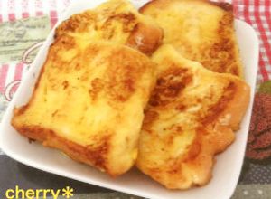 冷凍パンで！簡単ふわふわフレンチトースト-レシピのメイン写真