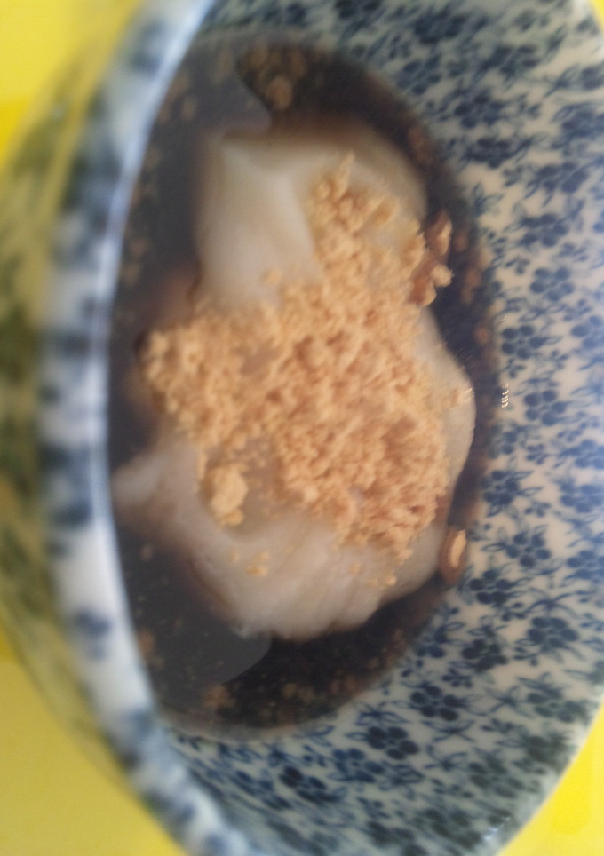 黒豆の煮汁おもち-レシピのメイン写真