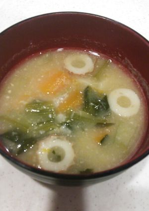 意外!?でも美味しい!!竹輪のお味噌汁-レシピのメイン写真