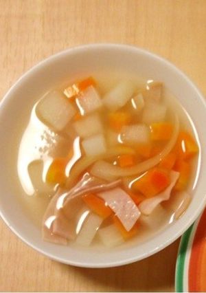 エコで簡単コンソメスープ！-レシピのメイン写真