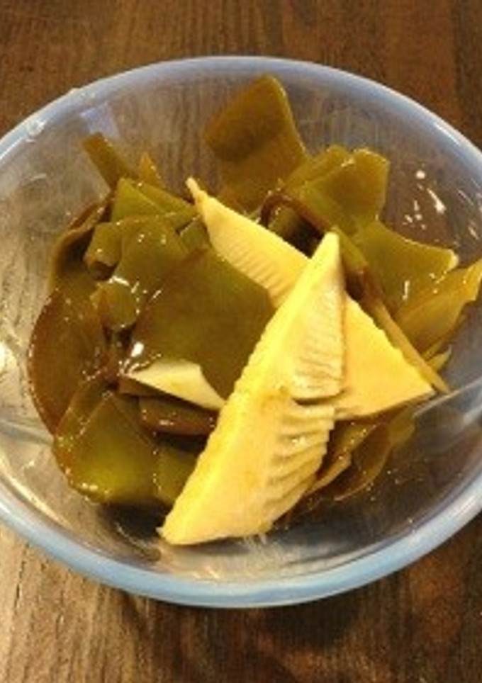 たけのことメカブの酢の物-レシピのメイン写真