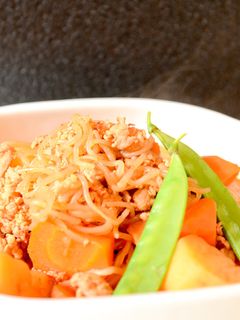 韓国風!牛肉と白滝の甘辛炒め-レシピのメイン写真