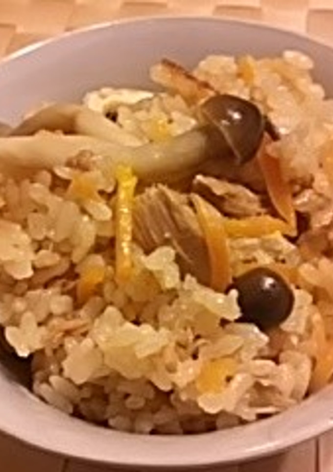 ◆ほっこり♡ツナときのこの炊き込みご飯◆-レシピのメイン写真