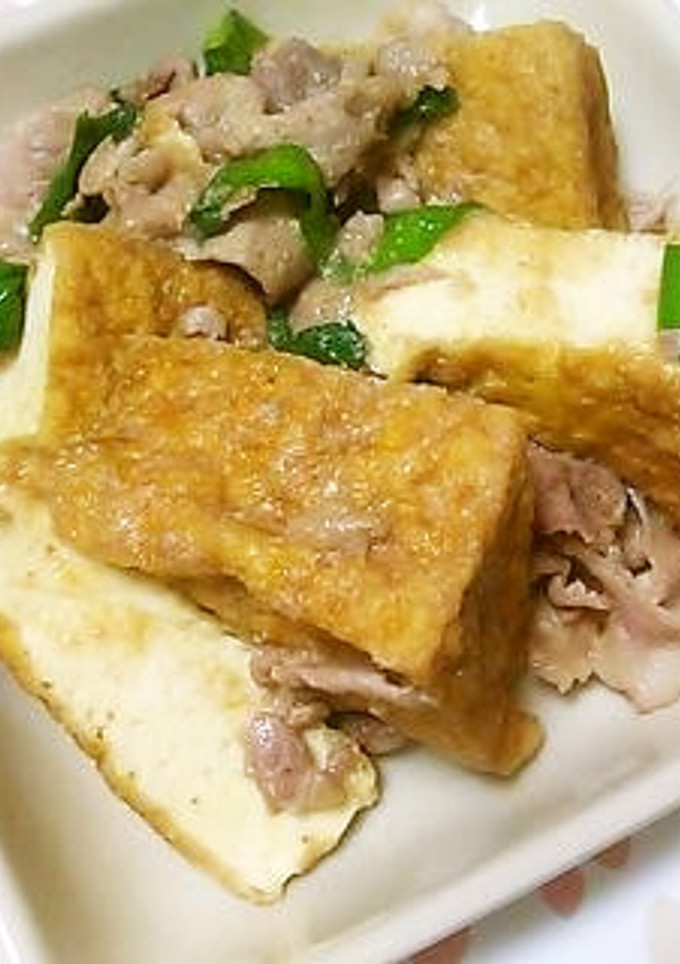 嬉しいカサ増し☆豚肉と厚揚げのみそ炒め★-レシピのメイン写真