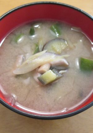 お父ちゃんが好きな夏の味噌汁-レシピのメイン写真