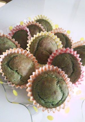 ほうれん草カップケーキ-レシピのメイン写真