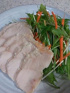 塩麹蒸し鶏-レシピのメイン写真