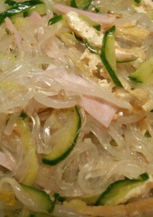 すし酢でおいしい！中華風はるさめの酢の物-レシピのメイン写真