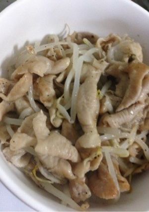 柔らか塩ホルモン（もつ）炒め-レシピのメイン写真