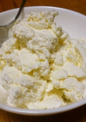材料2つ♪簡単自家製カッテージチーズ♪-レシピのメイン写真
