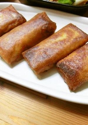 畑のお肉春巻き-レシピのメイン写真