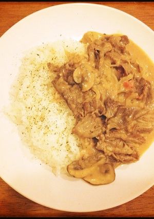 簡単！ビーフストロガノフ-レシピのメイン写真