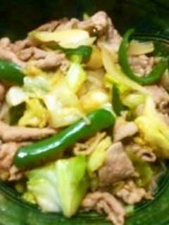 豚肉とキャベツの炒め物-レシピのメイン写真