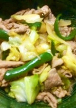 豚肉とキャベツの炒め物-レシピのメイン写真