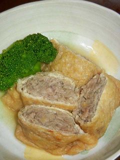 薄揚げの肉詰めの含め煮-レシピのメイン写真