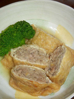 薄揚げの肉詰めの含め煮-レシピのメイン写真