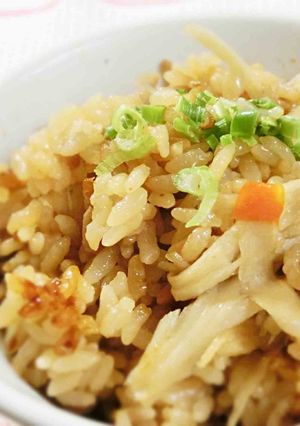 【捨てないで！】豚角煮の煮汁で炊込みご飯-レシピのメイン写真