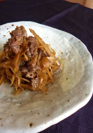 牛肉とごぼうの佃煮-レシピのメイン写真