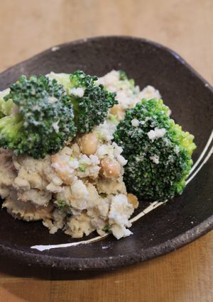 里芋ブロッコリー納豆の醤油麹サラダ-レシピのメイン写真