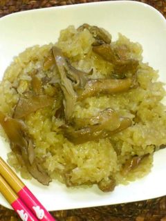 香りかおる♪舞茸炊き込みおこわ-レシピのメイン写真