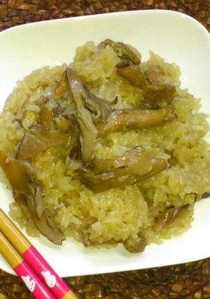 香りかおる♪舞茸炊き込みおこわ-レシピのメイン写真