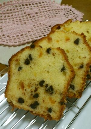 オレンジピールとチョコのパウンドケーキ-レシピのメイン写真