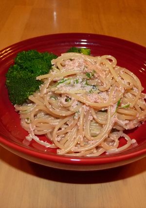 明太子と水菜のパスタ♫-レシピのメイン写真
