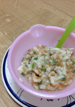 離乳食中期☆ネバネバさっぱりおうどん-レシピのメイン写真