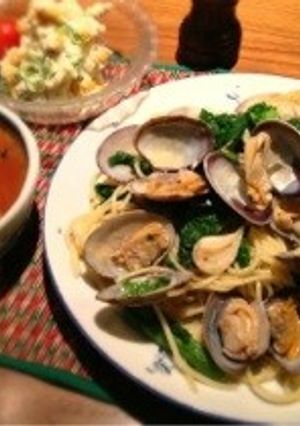 〜春〜浅利と菜の花のスパゲティ-レシピのメイン写真