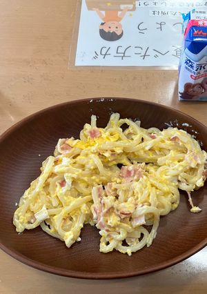カルボうどん-レシピのメイン写真