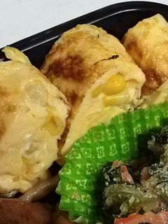 お弁当に!コーン入り卵焼き-レシピのメイン写真