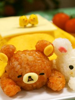 リラックマinこたつ オムライス♪-レシピのメイン写真