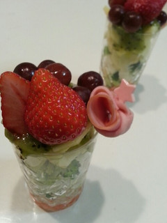 パフェみたい☆野菜フルーツクリーン♪-レシピのメイン写真