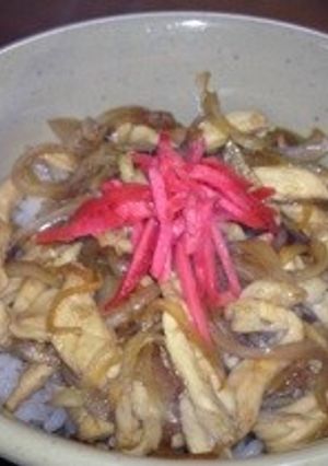 鶏の生姜焼き丼-レシピのメイン写真