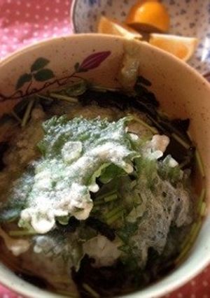 シソ天だし茶漬け-レシピのメイン写真
