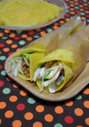 捏ねずに簡単♪米粉カレー☆トルティーヤ-レシピのメイン写真