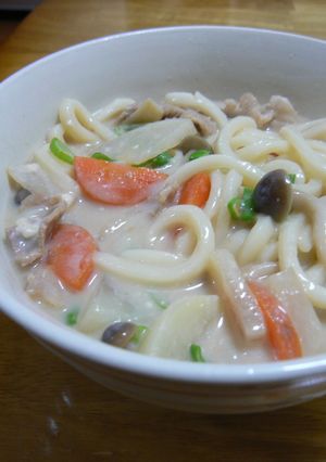 かす汁うどん-レシピのメイン写真