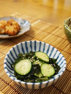 *簡単*胡瓜と若布の酢の物*-レシピのメイン写真