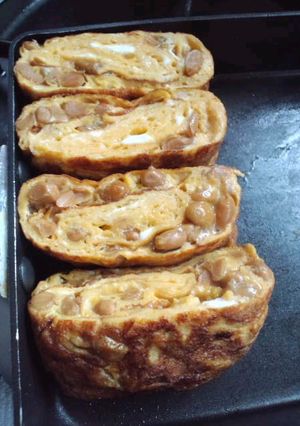 栄養満点☆納豆入り卵焼き☆-レシピのメイン写真