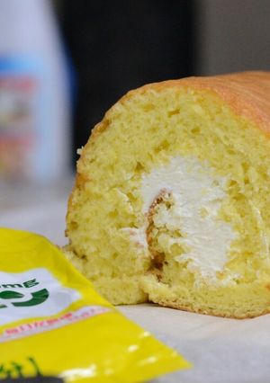 簡単！レモンチーズクリームのロールケーキ-レシピのメイン写真