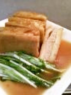 高野豆腐の煮びたし風-レシピのメイン写真