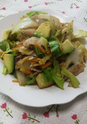 アボカド入りde野菜炒め-レシピのメイン写真